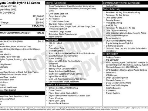 Certified 2020 Toyota Corolla LE FWD image 27