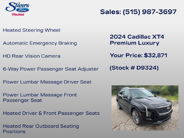 Used 2024 Cadillac XT4 Premium Luxury AWD/4WD image 11