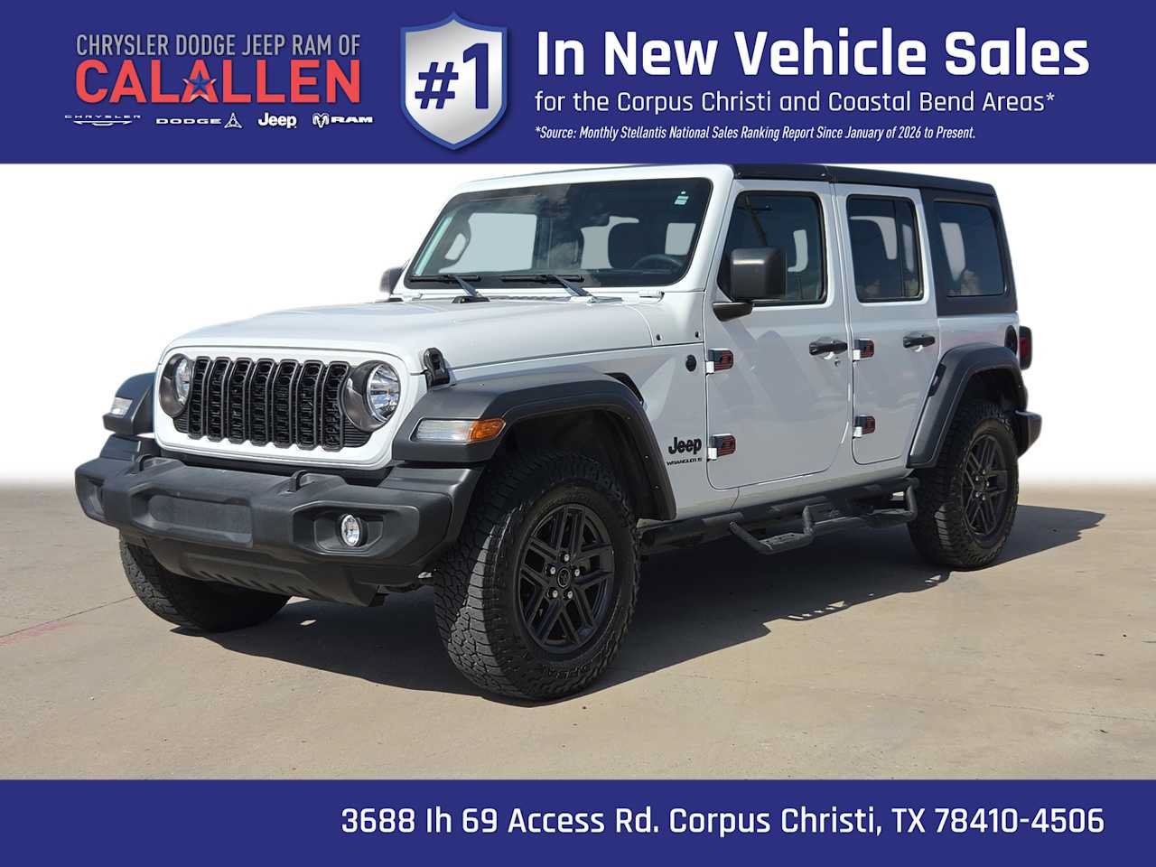 Used 2024 Jeep Wrangler Unlimited Sport AWD/4WD image 1