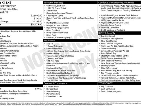 Used 2025 Kia K4 LXS image 40