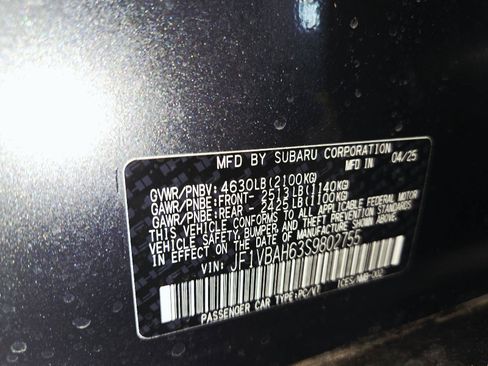 Used 2025 Subaru WRX Premium AWD/4WD image 63