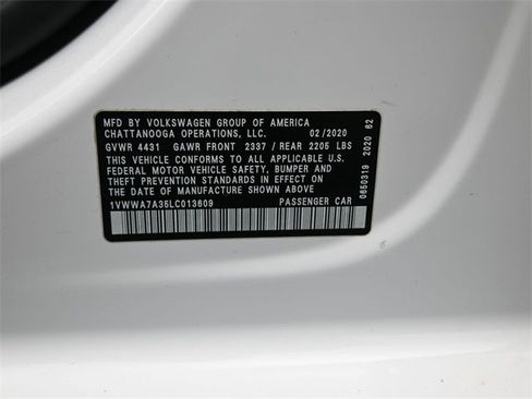 Used 2020 Volkswagen Passat 2.0T SE w/ Sunroof Package image 18