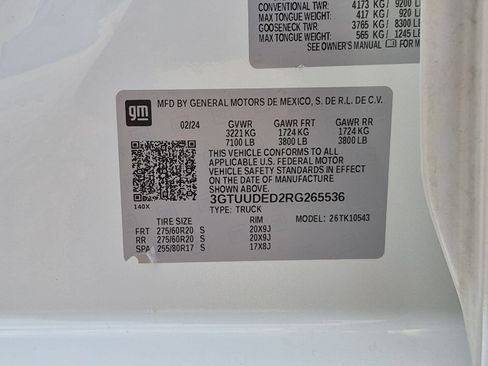 Certified 2024 GMC Sierra 1500 SLT w/ SLT Premium Plus Package AWD/4WD image 36