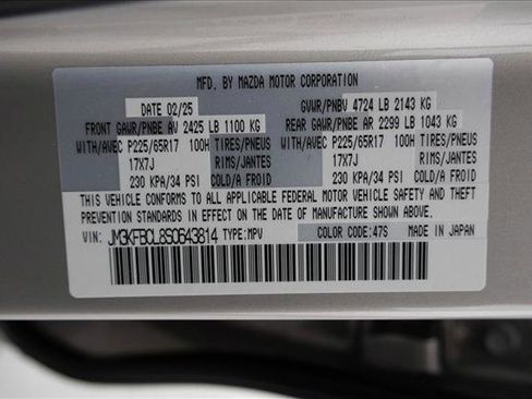 Used 2025 MAZDA CX-5 AWD 2.5 S w/ Preferred Package image 27