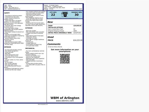 Used 2013 Honda CR-V LX image 2