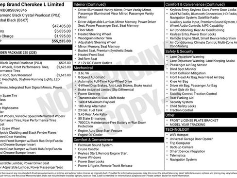 Used 2025 Jeep Grand Cherokee L Limited AWD/4WD image 46