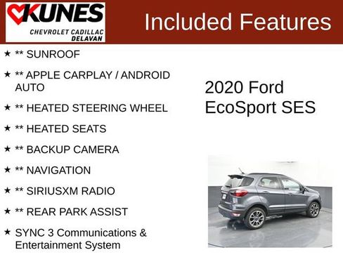 Used 2020 Ford EcoSport SES AWD/4WD image 3
