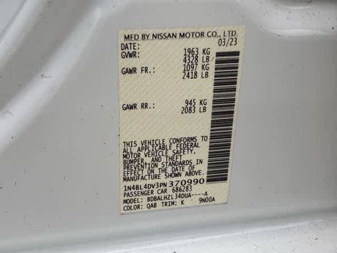 Used 2023 Nissan Altima 2.5 SV FWD image 37