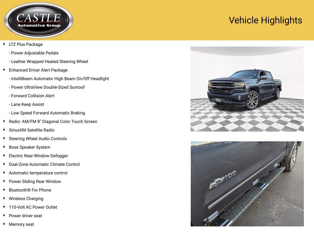 Used 2018 Chevrolet Silverado 1500 LTZ Z71 w/ Centennial Edition AWD/4WD image 4