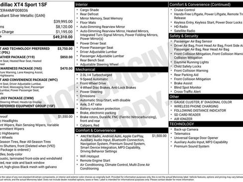 Used 2021 Cadillac XT4 Sport FWD image 36
