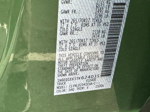 New 2026 Nissan Frontier PRO-4X image 15