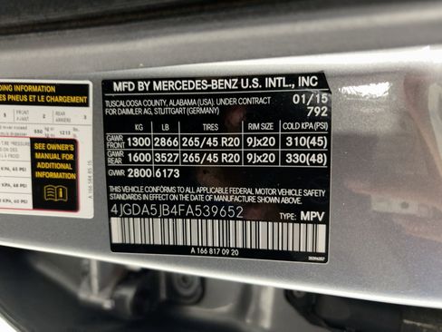 Used 2015 Mercedes-Benz ML 350 2WD image 19