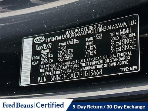 Certified 2023 Hyundai Tucson SEL w/ Convenience Package image 34