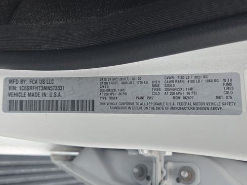 Used 2021 RAM 1500 Limited AWD/4WD image 15