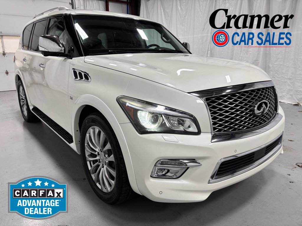 Used 2015 INFINITI QX80 4WD w/ Deluxe Technology Package image 1