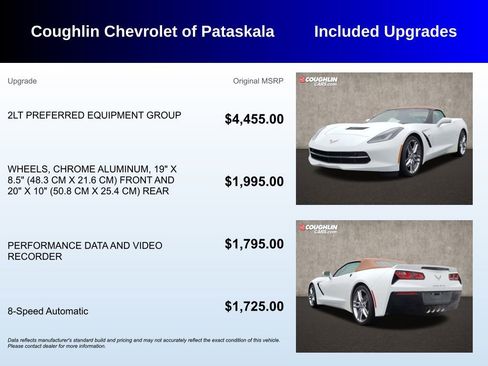 Used 2016 Chevrolet Corvette Stingray Convertible w/ 2LT Preferred Equipment Group image 3