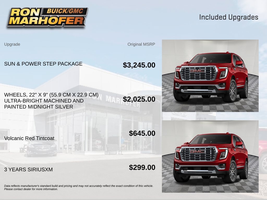 New 2026 GMC Yukon Denali w/ Sun & Power Step Package AWD/4WD image 7