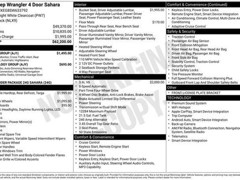 New 2025 Jeep Wrangler Sahara w/ Safety Group image 5