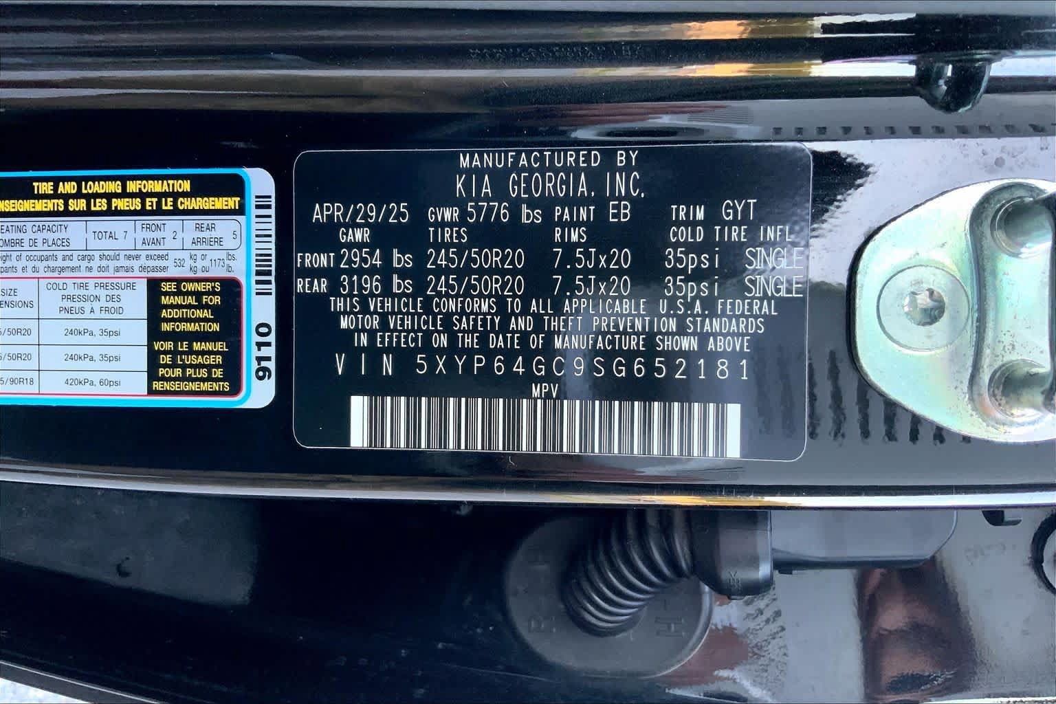 Used 2025 Kia Telluride S FWD image 28