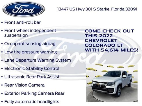 Used 2022 Chevrolet Colorado LT w/ Fleet Safety Package image 30