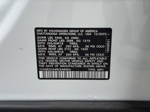 Used 2024 Volkswagen Atlas Peak Edition SEL image 29