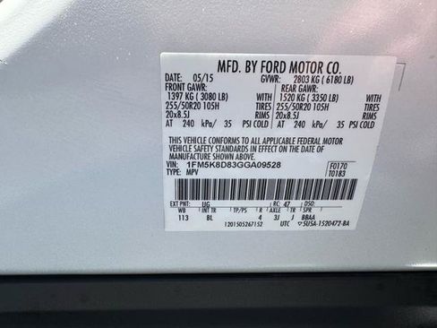 Used 2016 Ford Explorer XLT w/ Equipment Group 202A AWD/4WD image 14