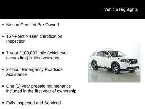 Certified 2024 Nissan Pathfinder Platinum w/ Cargo Package AWD/4WD image 4