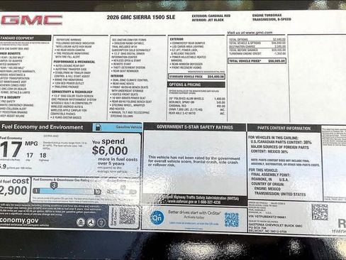 New 2026 GMC Sierra 1500 SLE image 15