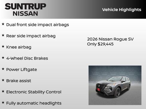 New 2026 Nissan Rogue SV AWD/4WD image 23