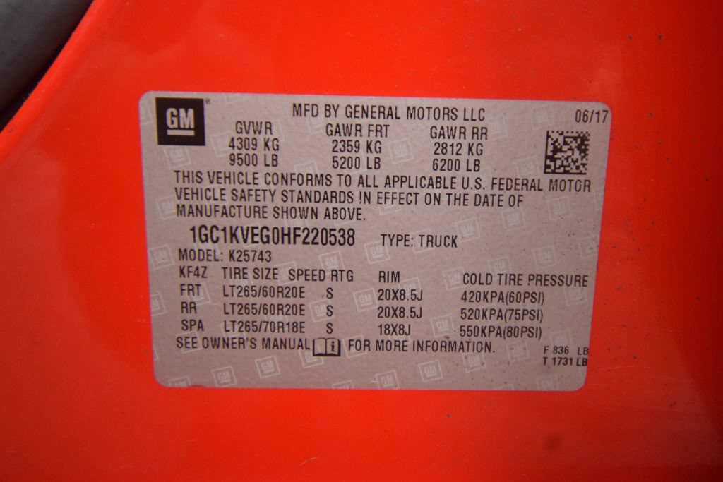 Used 2017 Chevrolet Silverado 2500 LT w/ All Star Edition AWD/4WD image 22