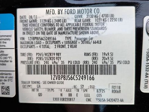 Used 2012 Ford Mustang Shelby GT500 w/ SVT Performance Pkg RWD image 22