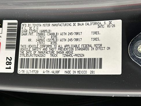New 2026 Toyota Tacoma SR5 AWD/4WD image 31