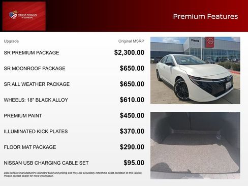 New 2026 Nissan Sentra SR w/ SR Premium Package FWD image 3