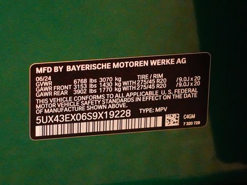 Used 2025 BMW X6 M60i w/ Parking Assistance Package AWD/4WD image 34