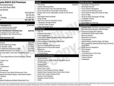 Used 2025 Toyota RAV4 XLE Premium w/ Weather Package FWD image 32