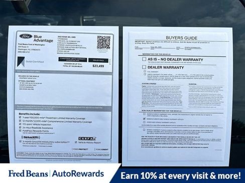 Certified 2022 Ford Edge SEL image 36