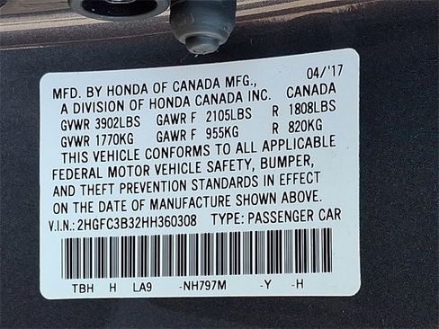 Used 2017 Honda Civic EX-T image 26
