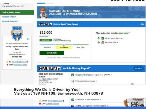 Used 2018 BMW M240i xDrive M240i image 37