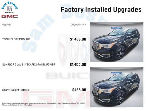 Used 2019 GMC Acadia Denali w/ Technology Package image 3