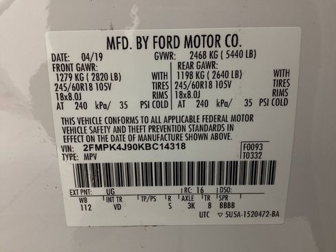 Used 2019 Ford Edge SEL w/ Equipment Group 201A image 50