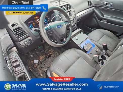 Used 2016 Ford Explorer 4WD Police Interceptor w/ 2-tone Vinyl Package #1 image 11