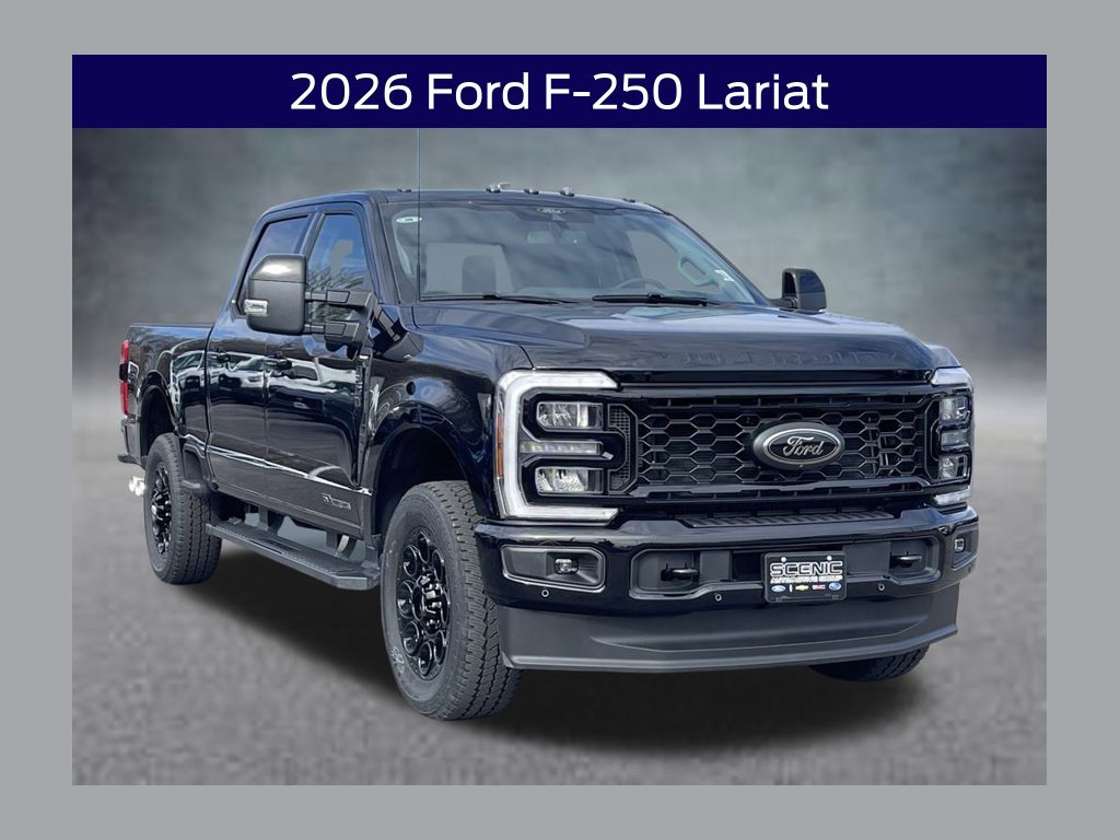 New 2026 Ford F250 Lariat w/ Black Appearance Package AWD/4WD 360° Tour