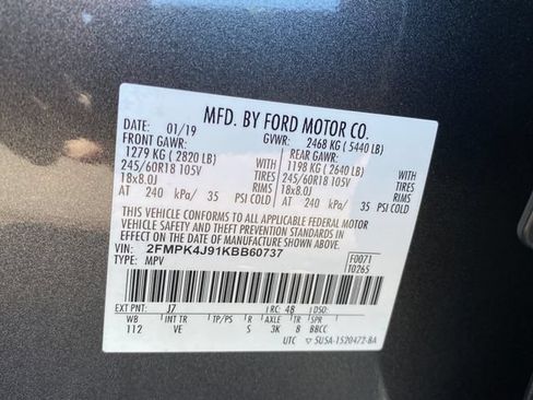 Used 2019 Ford Edge SEL w/ Equipment Group 201A AWD/4WD image 27