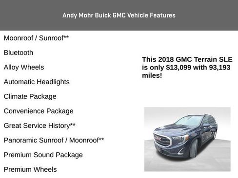 Used 2018 GMC Terrain SLE w/ Driver Convenience Package image 4