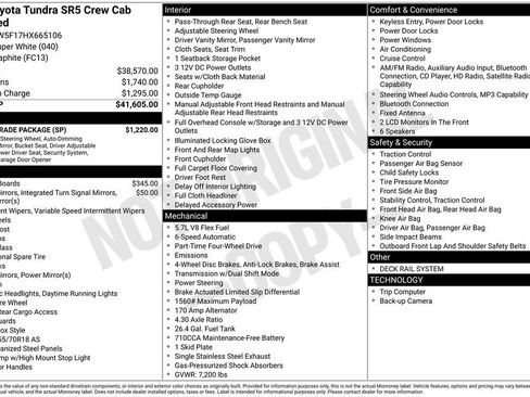Used 2017 Toyota Tundra SR5 w/ SR5 Upgrade Package AWD/4WD image 33