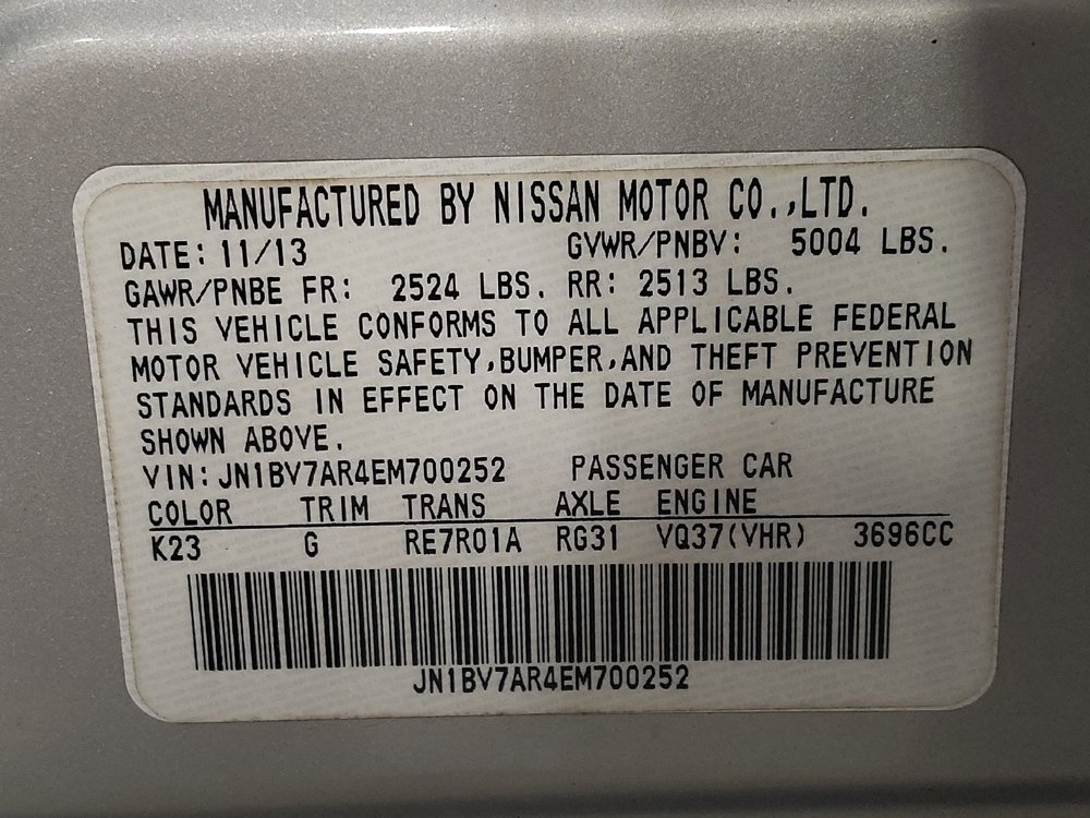 Used 2014 INFINITI Q50 Premium w/ Navigation Package AWD/4WD image 33