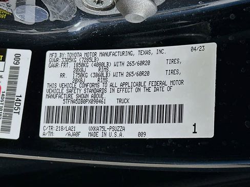 Used 2023 Toyota Tundra Platinum image 23