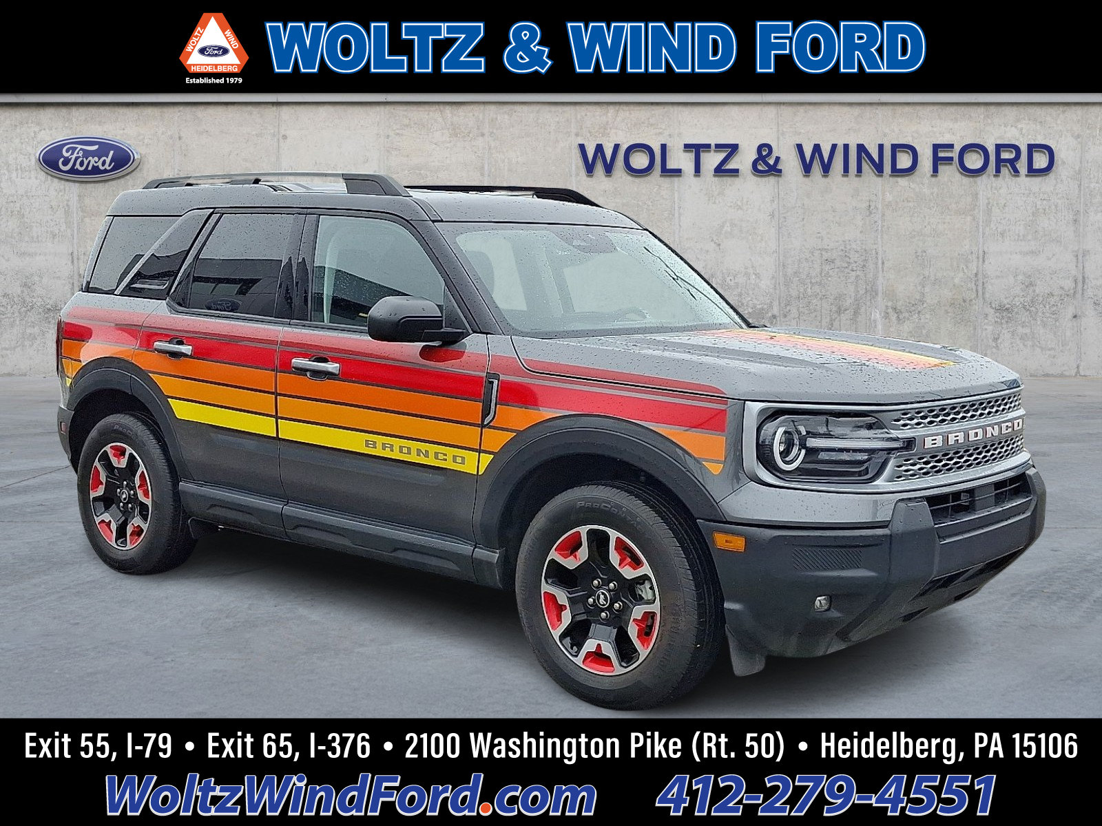 Certified 2025 Ford Bronco Sport Free Wheeling w/ Convenience Package AWD/4WD image 1