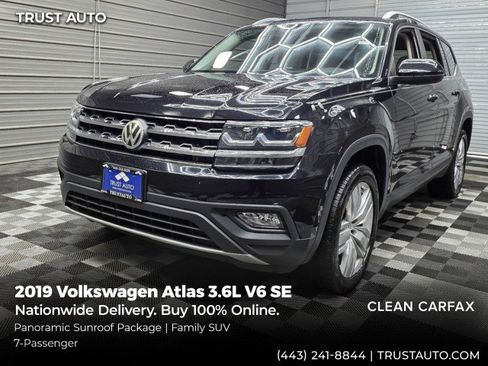 Used 2019 Volkswagen Atlas SE FWD image 1