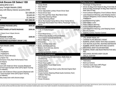 Used 2023 Buick Encore GX Select w/ Sport Touring Package image 5